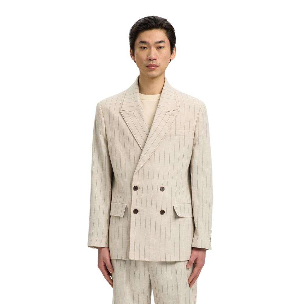 S/Homme Relaxed-Malik Sun Pinstriped Db Blz